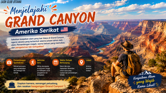 Menjelajahi Grand Canyon Amerika Serikat